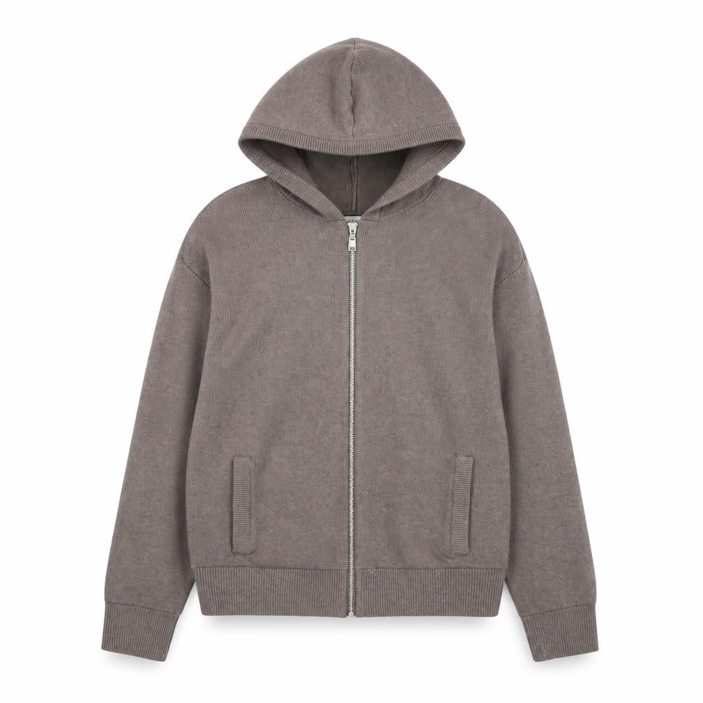 Marks and Spencer Women’s Brown Full Zip Hooded Cardigan M
