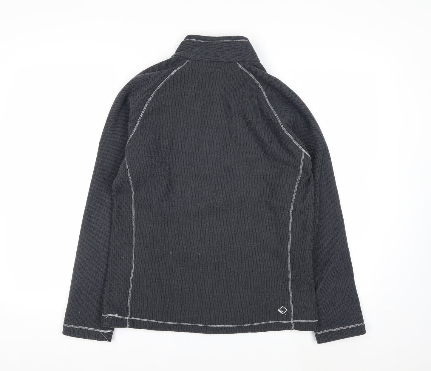 Regatta Great Outdoors Women's Black Fleece 1/2 Zip Pullover UK 10
