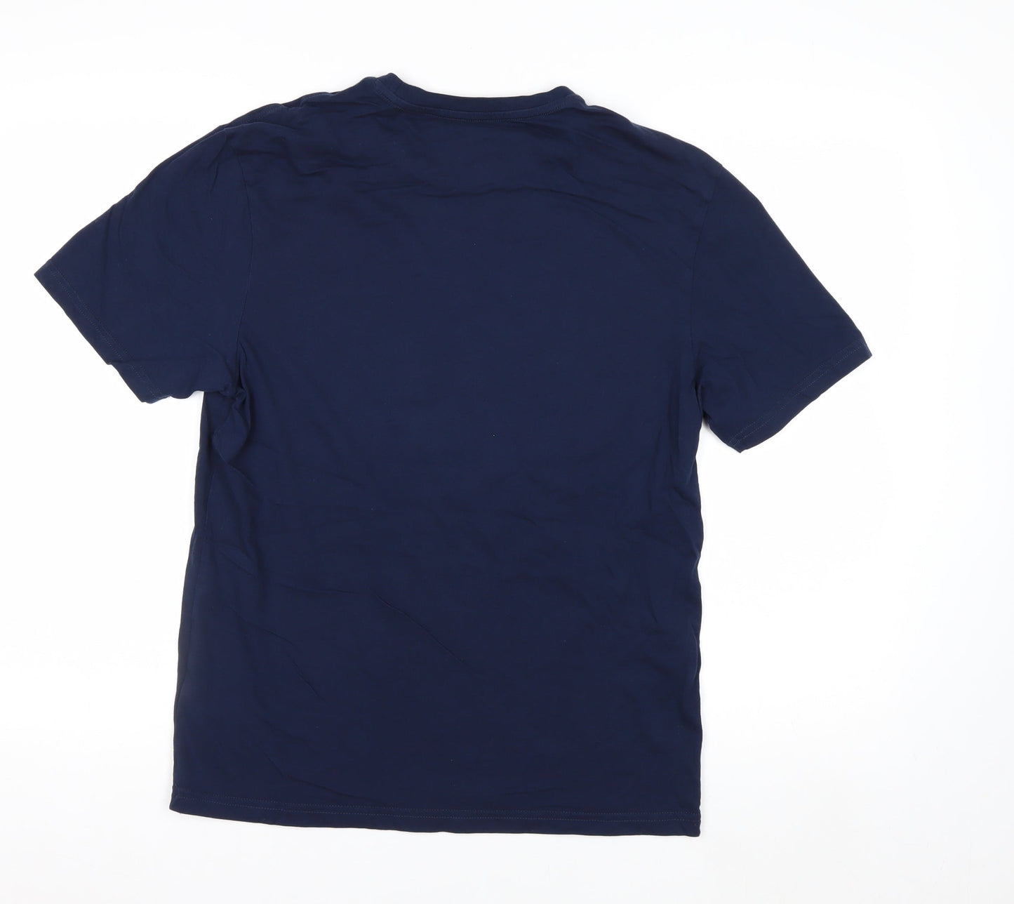 Marks and Spencer Men's Navy Graphic Cycling Print T-Shirt Small