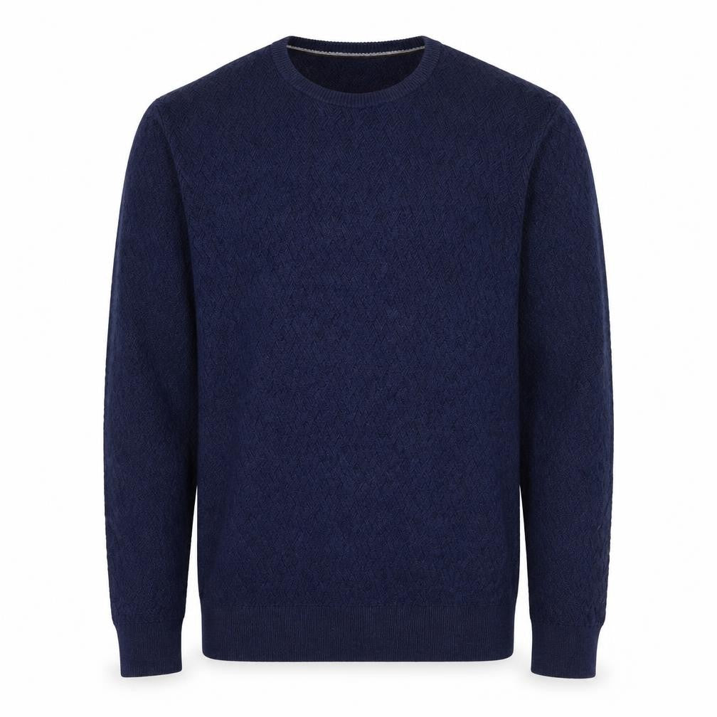 J.S. A. Bank Reserve Men’s Blue XL Cotton Cashmere Crew Neck Jumper