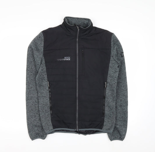 Rock Experience Men's Black M Soft Shell Fleece Jacket