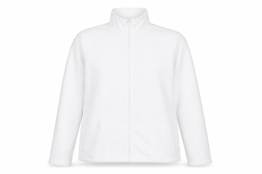 Result Core Women White Full Zip Fleece Sweatshirt L