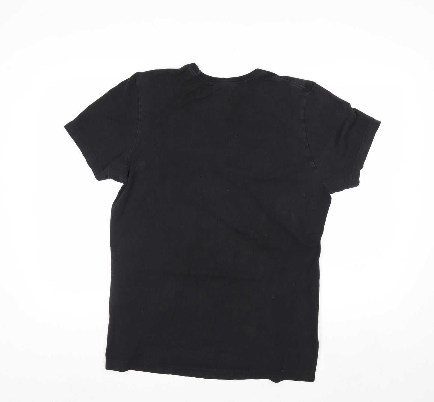 Adidas Men's Black Camouflage Logo T-Shirt Size M