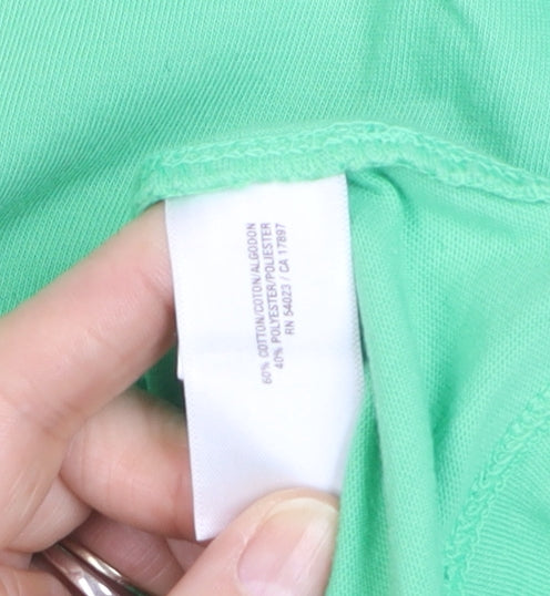 Old Navy Active Women's Green V-Neck Short Sleeve T-Shirt XL