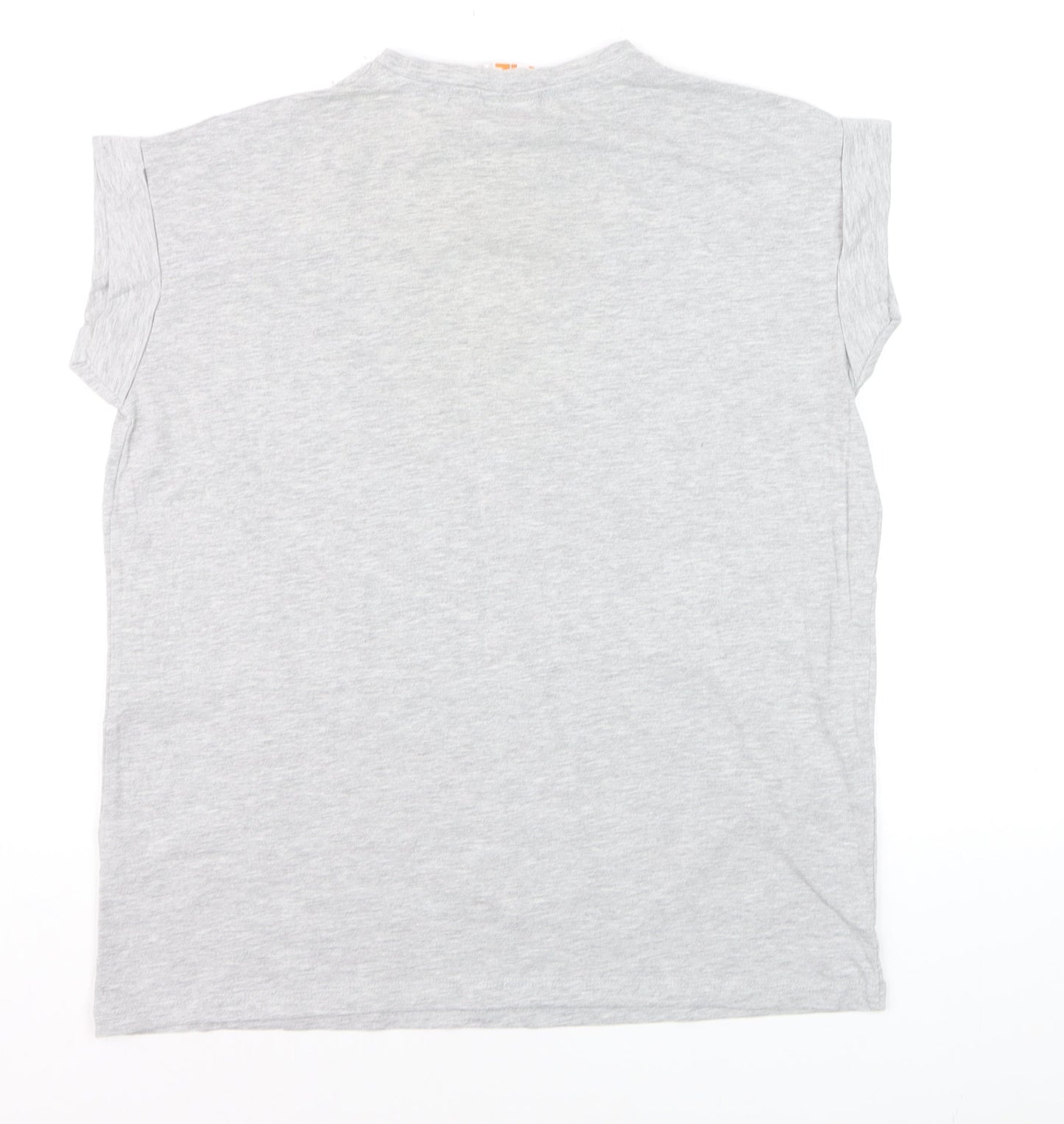 Despicable Me Grey Women's T-Shirt Size 14 Crew Neck Cotton Blend
