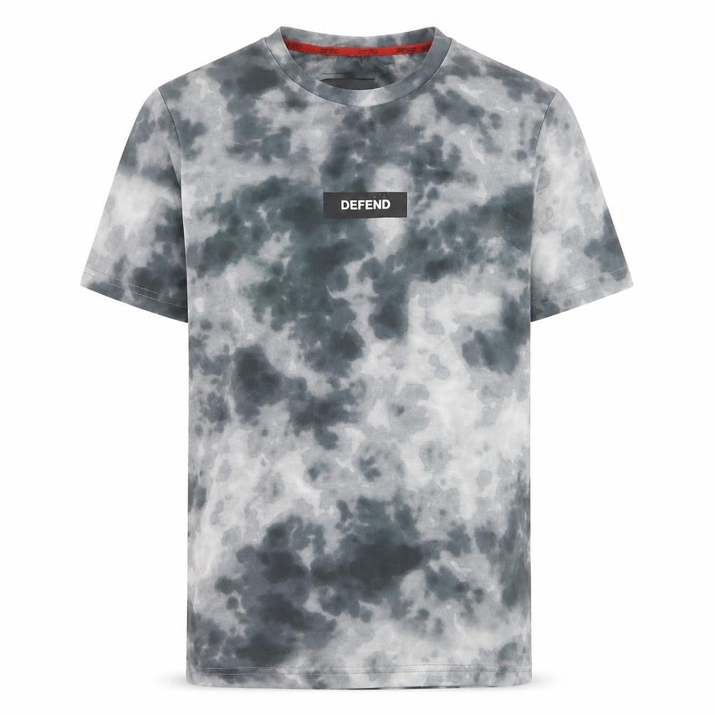 DFND Boys Grey Camo Tie-Dye Crew Neck T-Shirt 13-14 Years