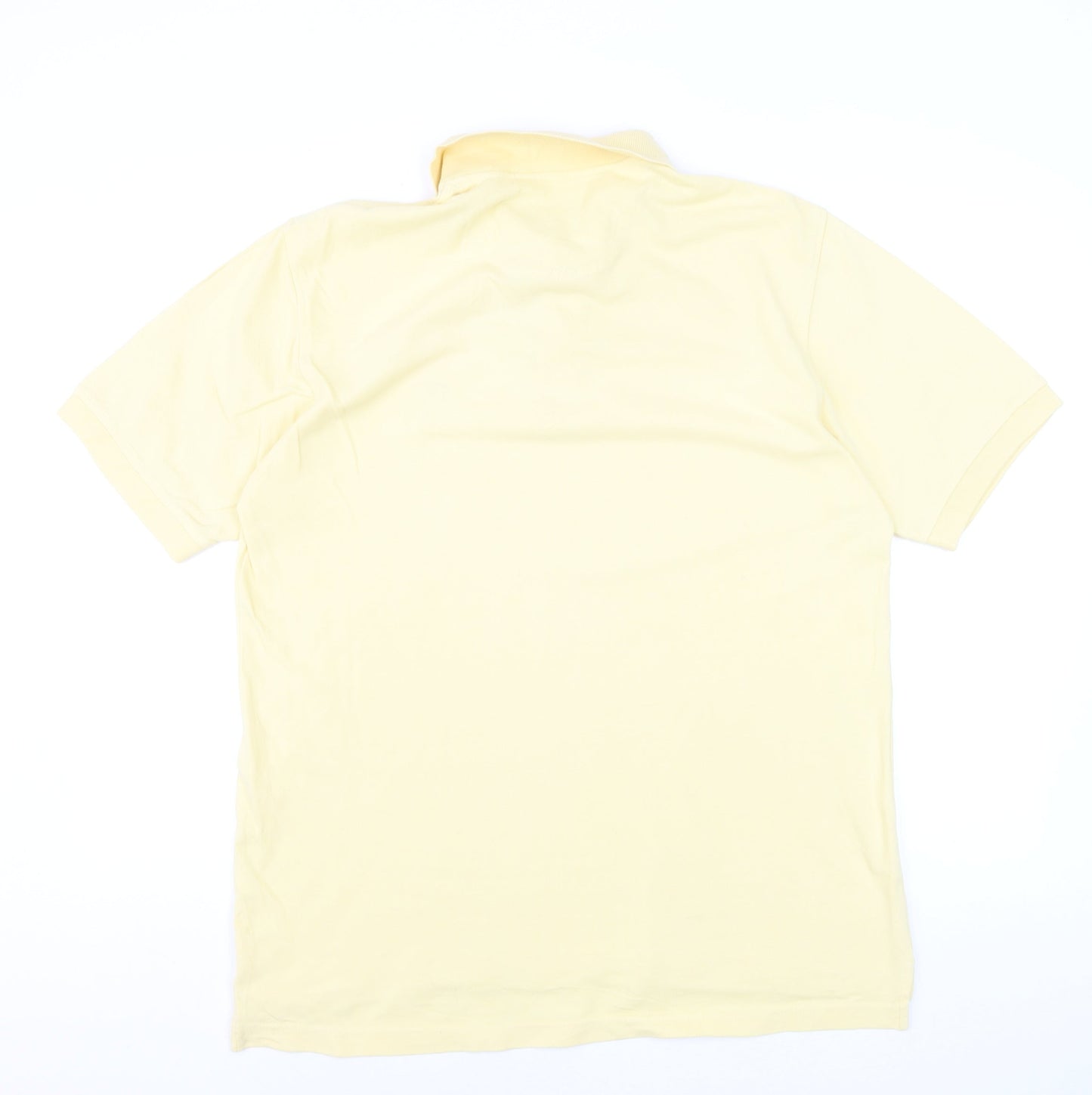 IZOD Men's Beige Cotton Polo Shirt Size M Classic Fit