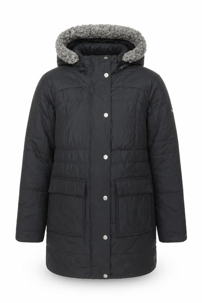 Columbia Men's Black Hooded Down Parka Coat Size S Outdoor Winter