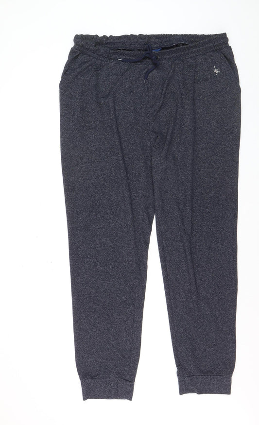 Cotton Traders Men’s Grey 2XL Jersey Jogger Trousers with Drawstring Waist