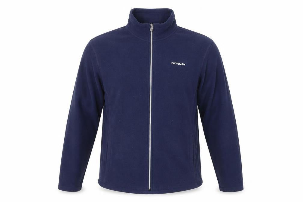 Donnay Men's Blue Fleece Full Zip Sweatshirt Size L