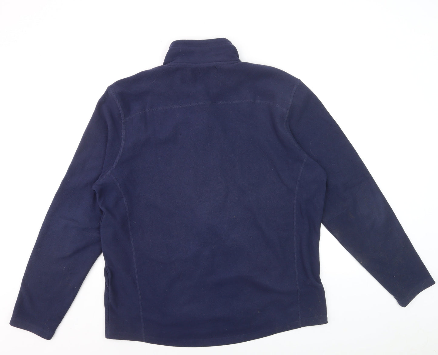 Donnay Men's Blue Fleece Full Zip Sweatshirt Size L