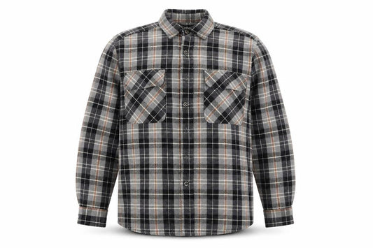 Stillwater Supply Co. Mens Grey Check Flannel Shirt Medium Cotton