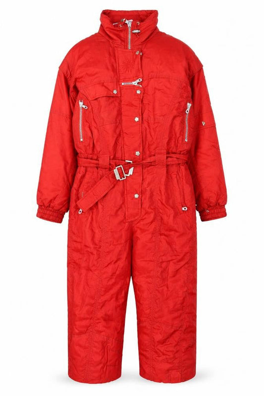 Trespass Men Red L Ski Suit Jacket Insulated Waterproof Belted Winter