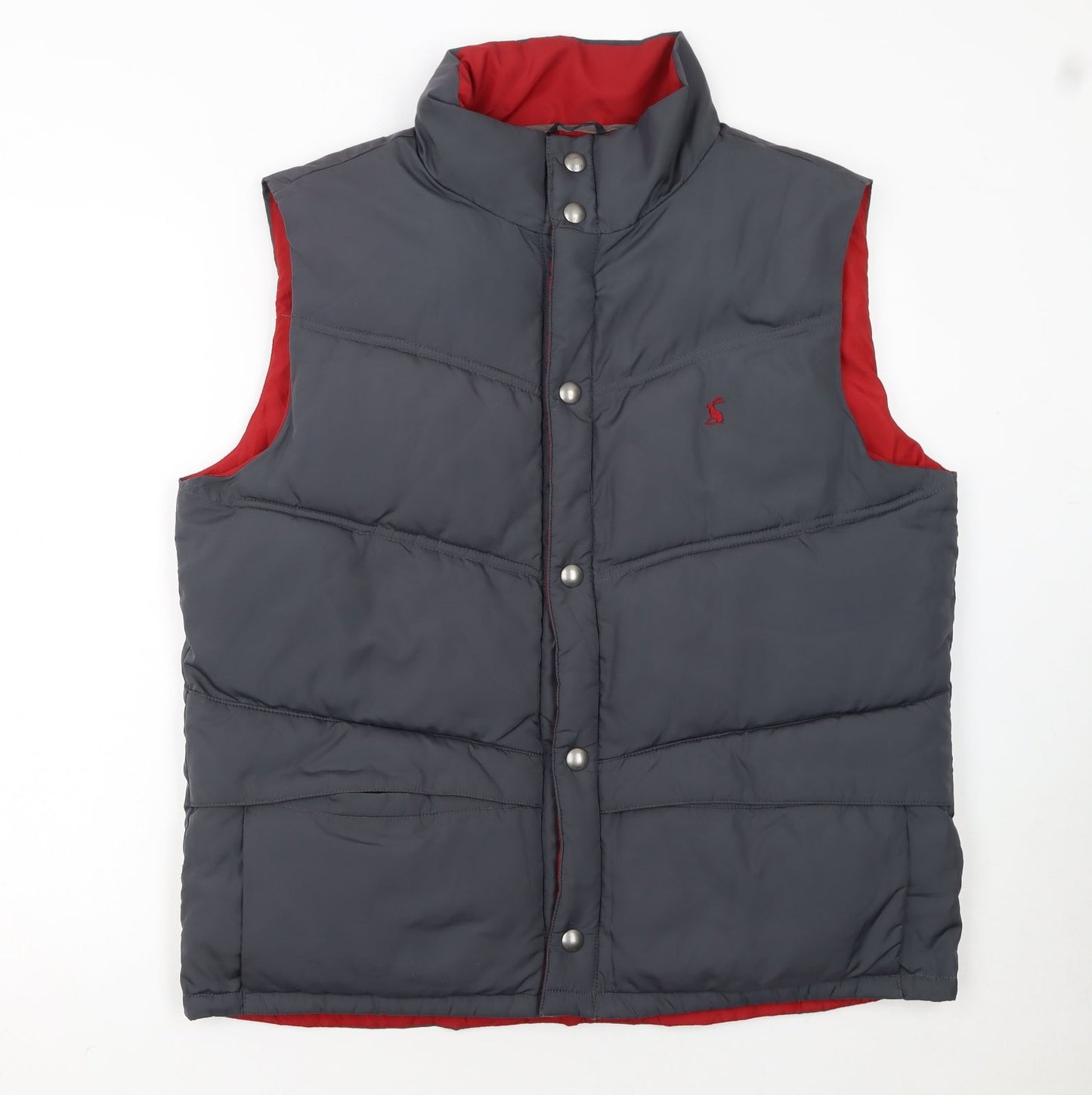 Joules Men's Grey Padded Bodywarmer Gilet XL Polyester Outdoor