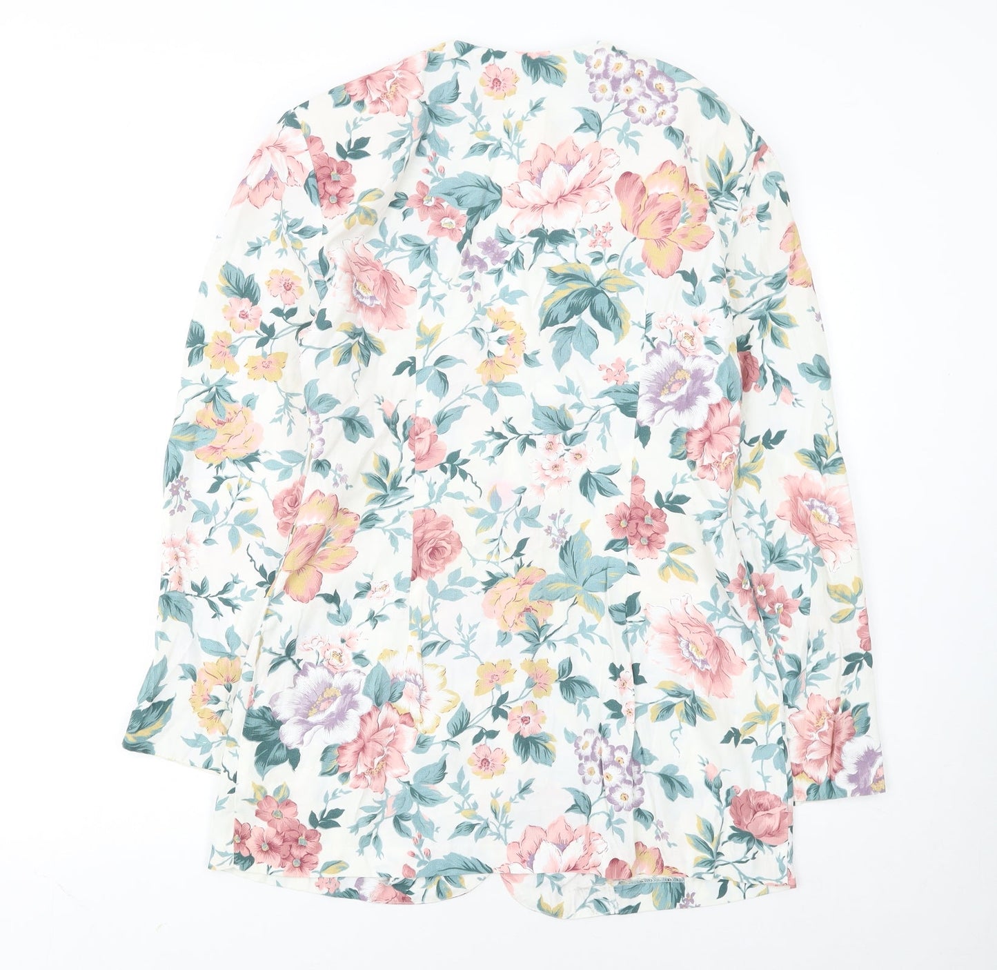Maggie Girls Multicoloured Floral Blazer 9-10 Years Cotton Spring Jacket