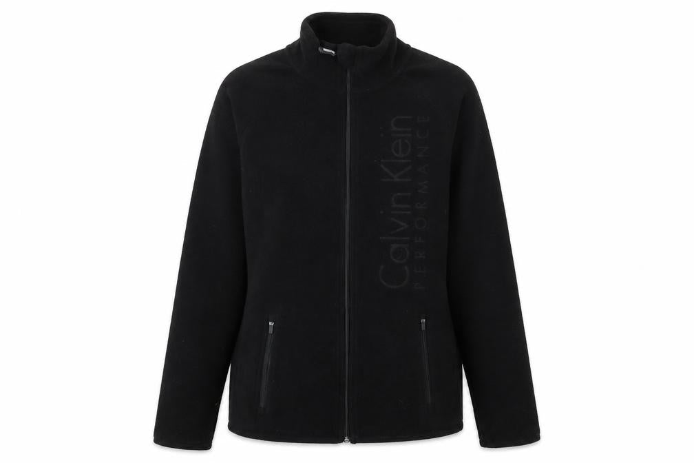 Calvin Klein Women’s Black XS Fleece Zip Jacket Quick Dry