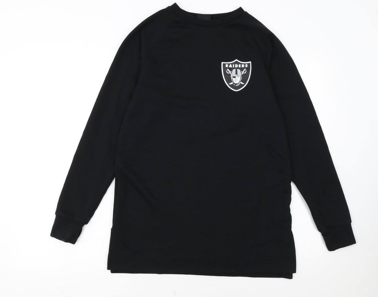 NFL Team Apparel Women’s Black XS Pullover Raiders Sweatshirt