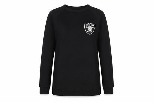 NFL Team Apparel Women’s Black XS Pullover Raiders Sweatshirt
