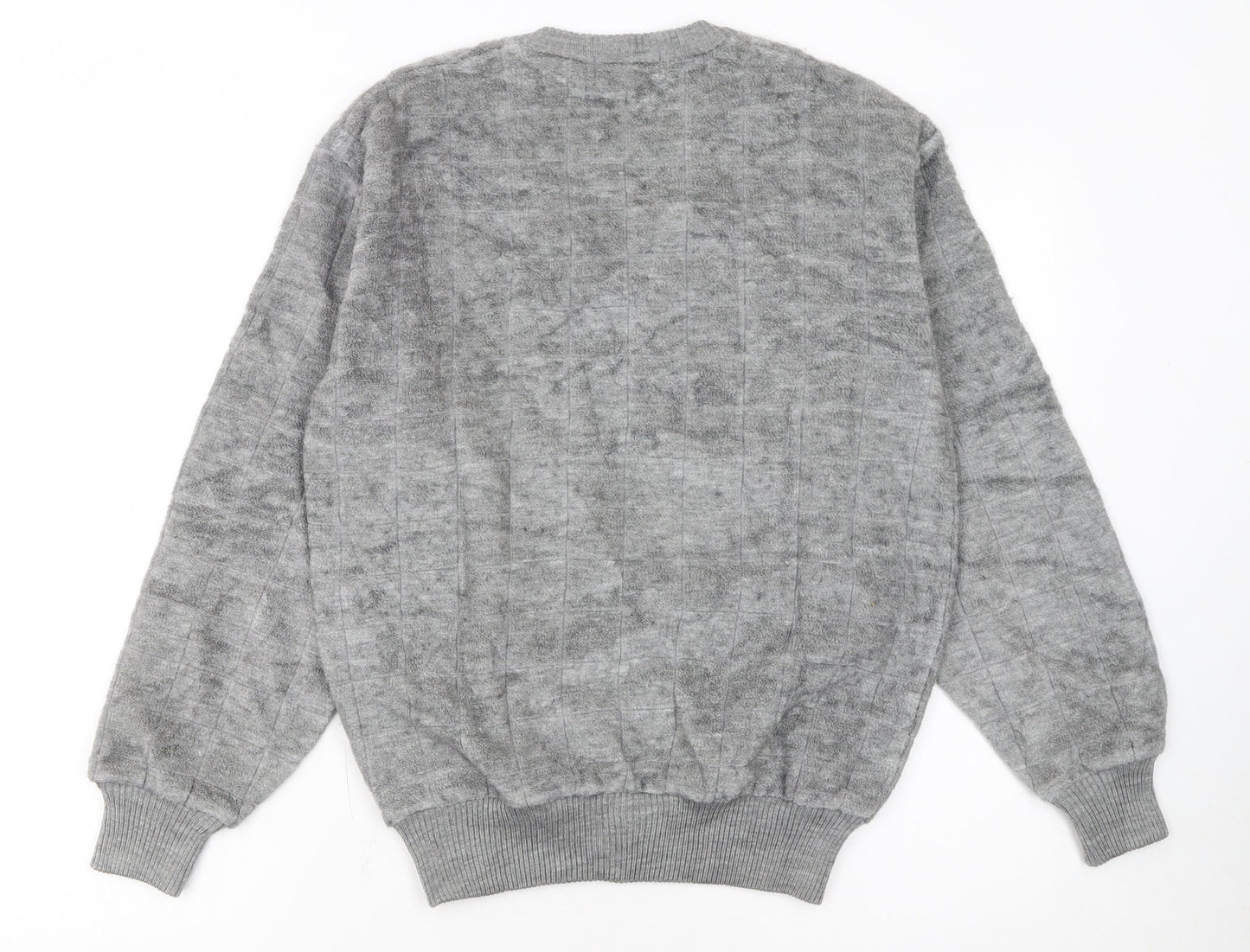 Lindbergh Women's Grey V-Neck Pullover Sweater Size M