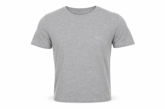 Hugo Boss Men's Grey Cotton Crew Neck Short Sleeve T-Shirt Size S