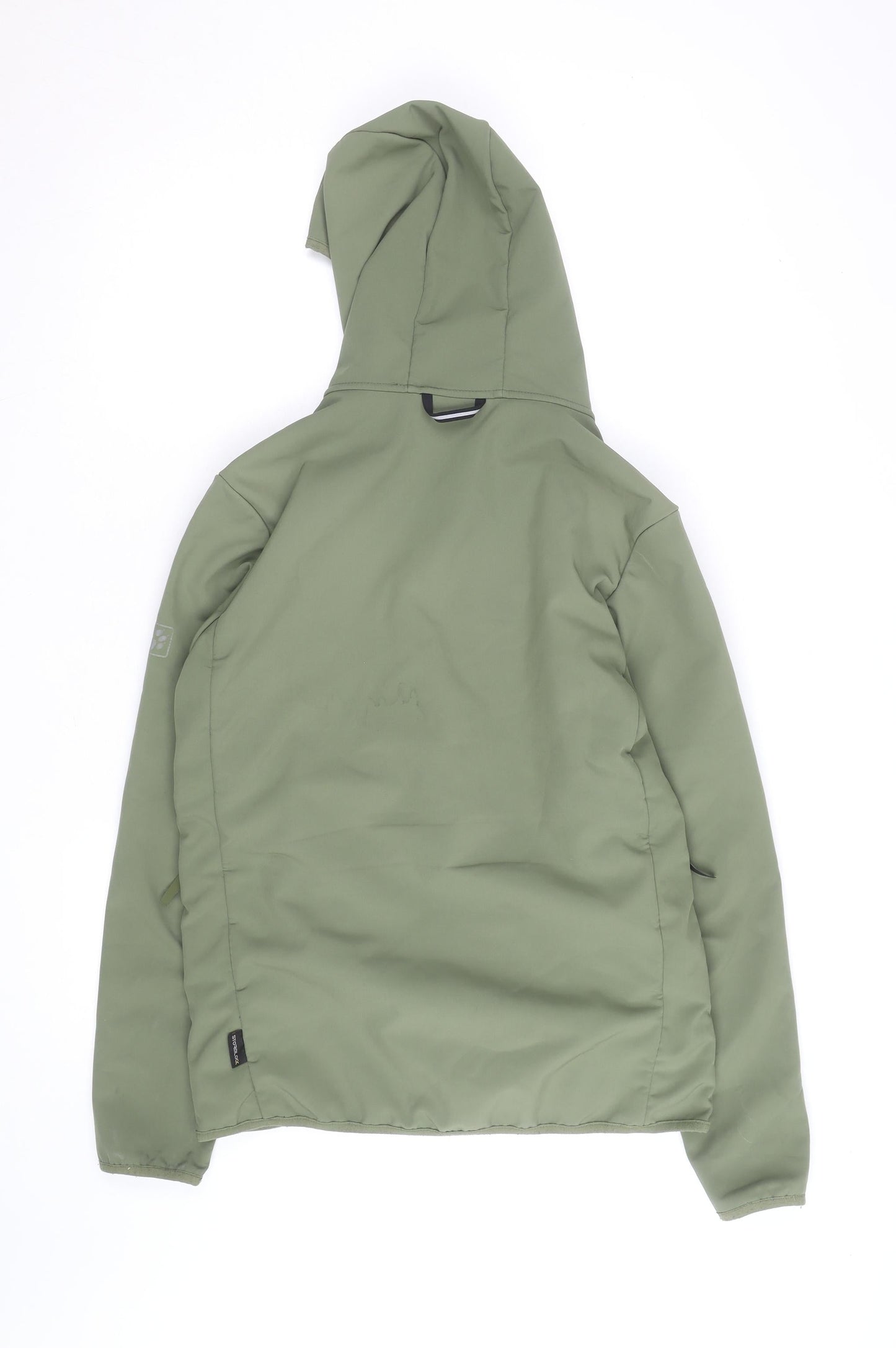 Jack Wolfskin Men's Green Softshell Hooded Outdoor Jacket Size M