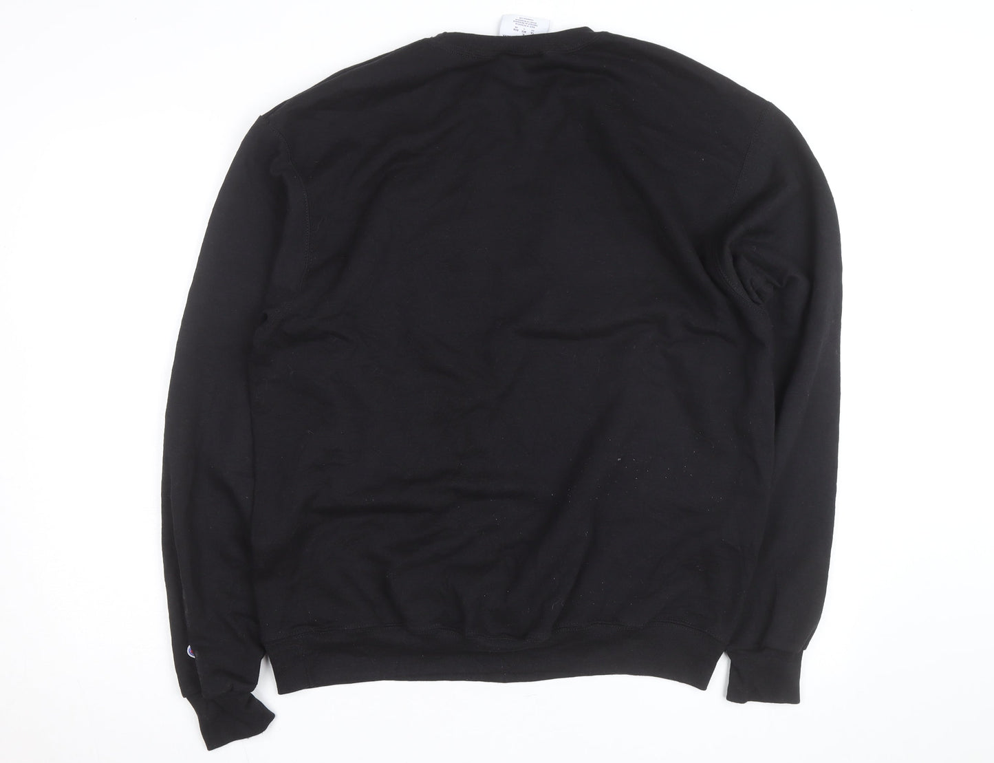 Champion Men’s Black USF Crew Neck Sweatshirt L Pullover Logo
