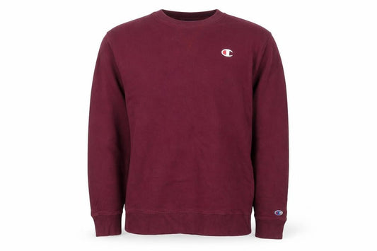 Champion Men's Red Crew Neck Pullover Sweatshirt Size M