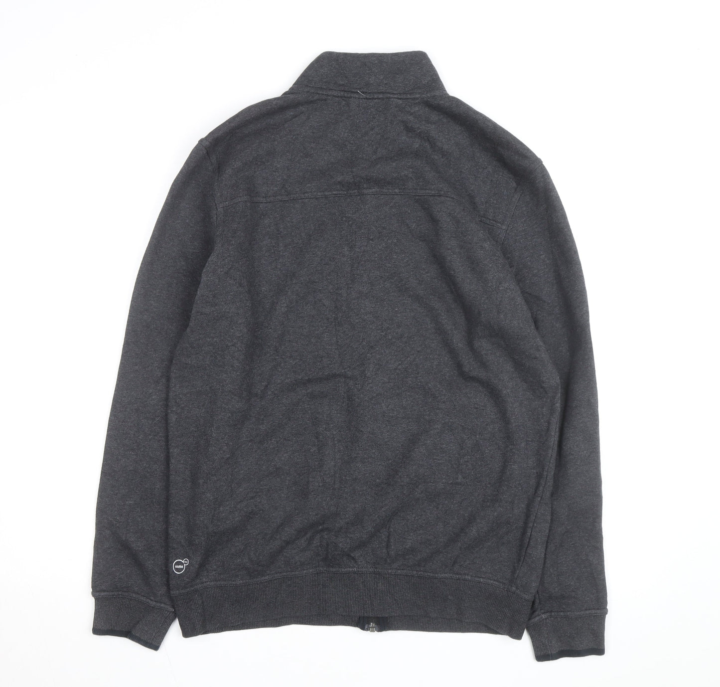 Puma Men's Grey Full Zip Sweatshirt M Regular Fit Fleece