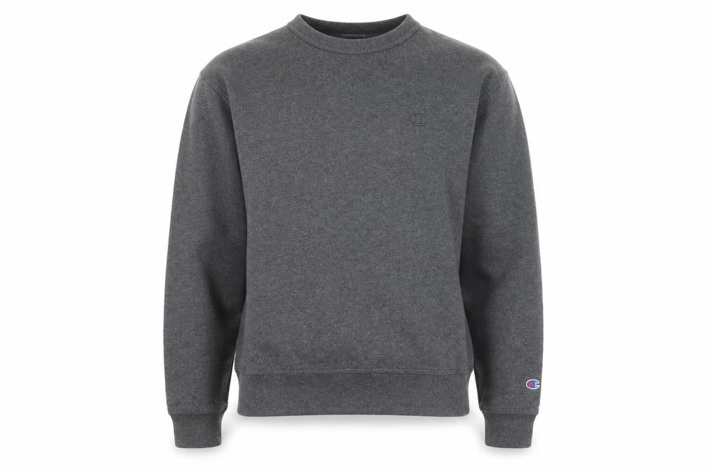 Champion Men's Grey M Pullover Sweatshirt Fleece Crew Neck
