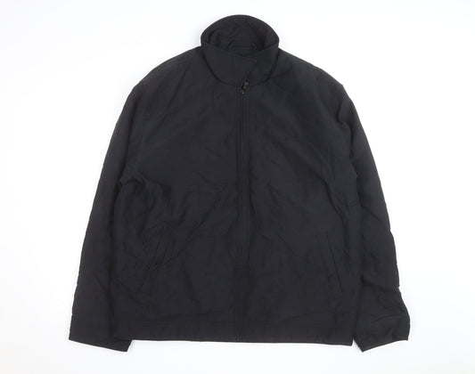 Ben Sherman Men's Black XXL Quilted Full Zip Jacket