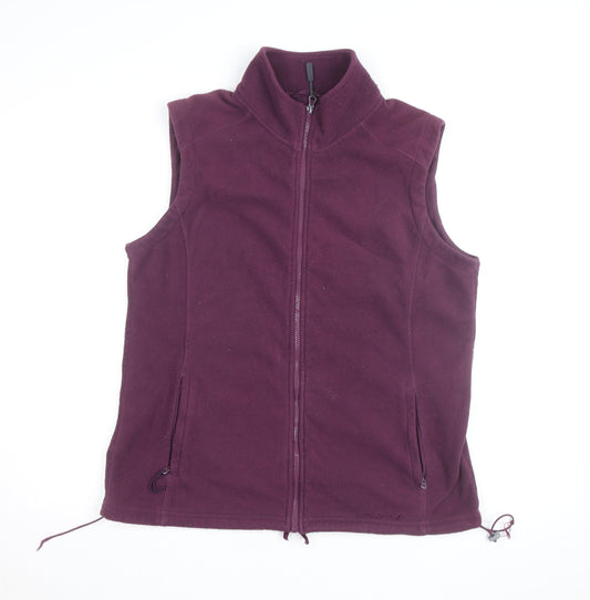 Peter Storm Women's Purple Fleece Bodywarmer Size 16