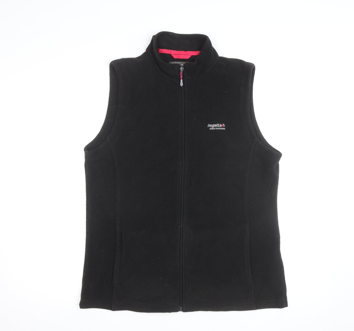 Regatta Women Black Size 16 Fleece Waistcoat Outdoor Full Zip Vest