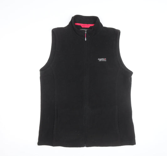 Regatta Women Black Size 16 Fleece Waistcoat Outdoor Full Zip Vest