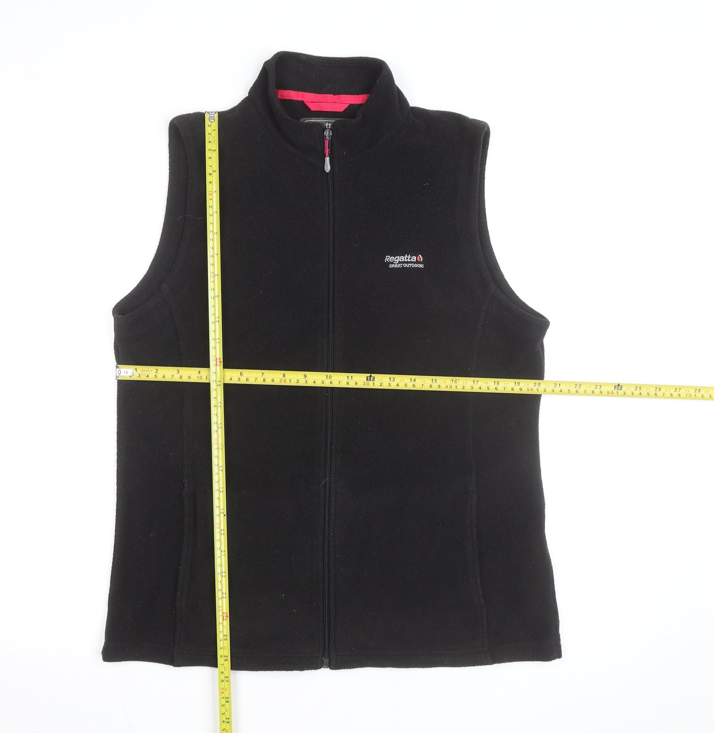 Regatta Women Black Size 16 Fleece Waistcoat Outdoor Full Zip Vest
