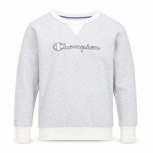 Champion Men's Grey Crew Neck Pullover Sweatshirt M