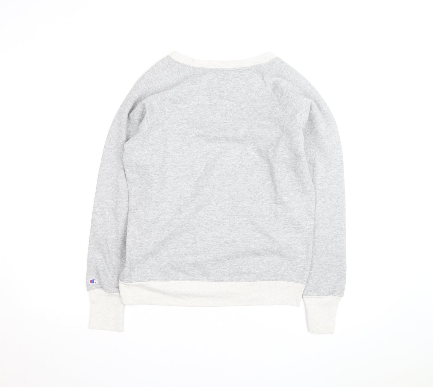 Champion Men's Grey Crew Neck Pullover Sweatshirt M