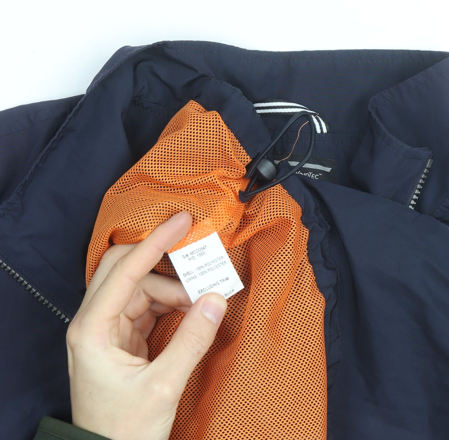 Cutter & Buck Men's Blue M WindTec 1/4 Zip Windbreaker Jacket