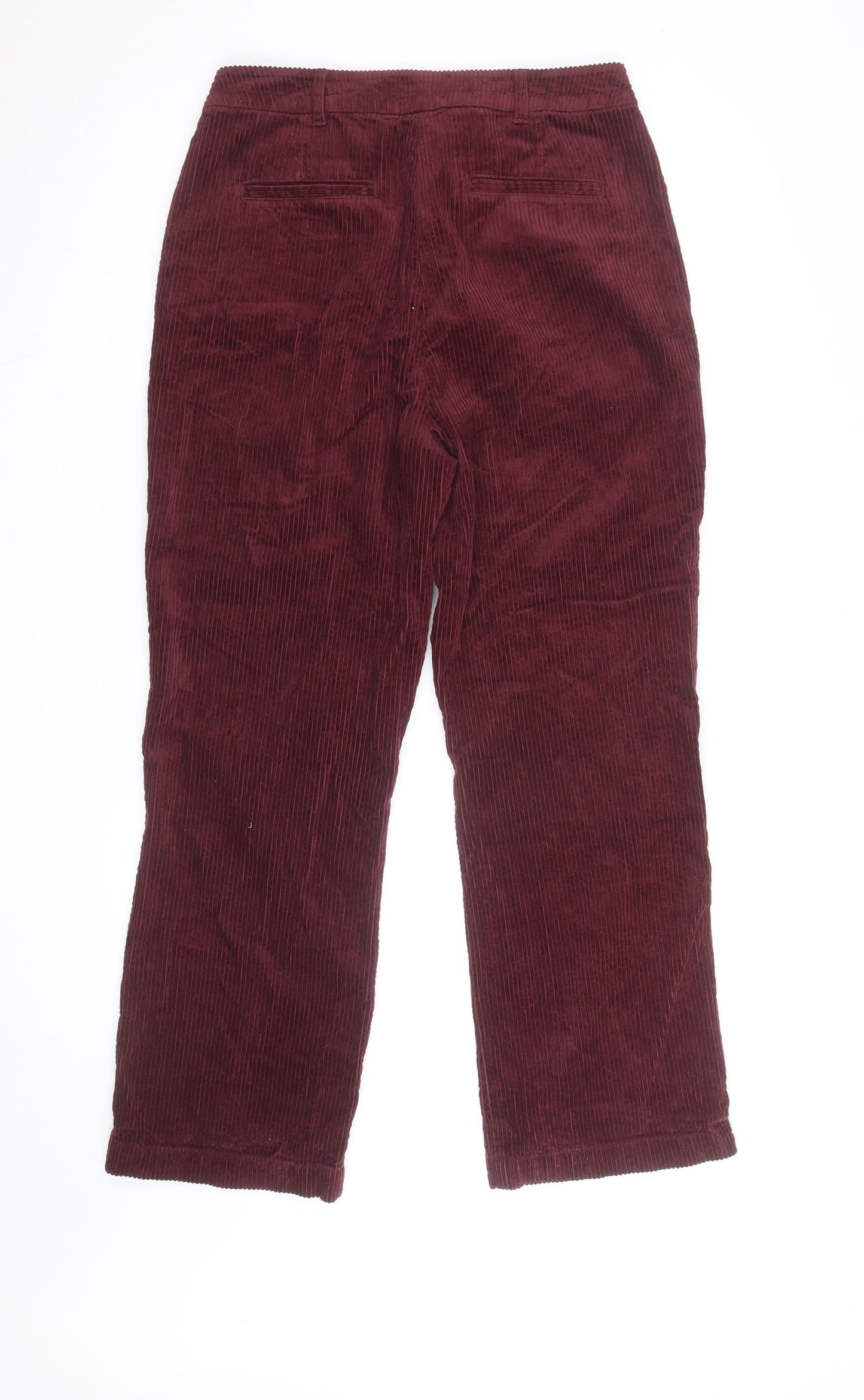Seasalt Cornwall Womens Burgundy Corduroy Trousers UK 12 Regular