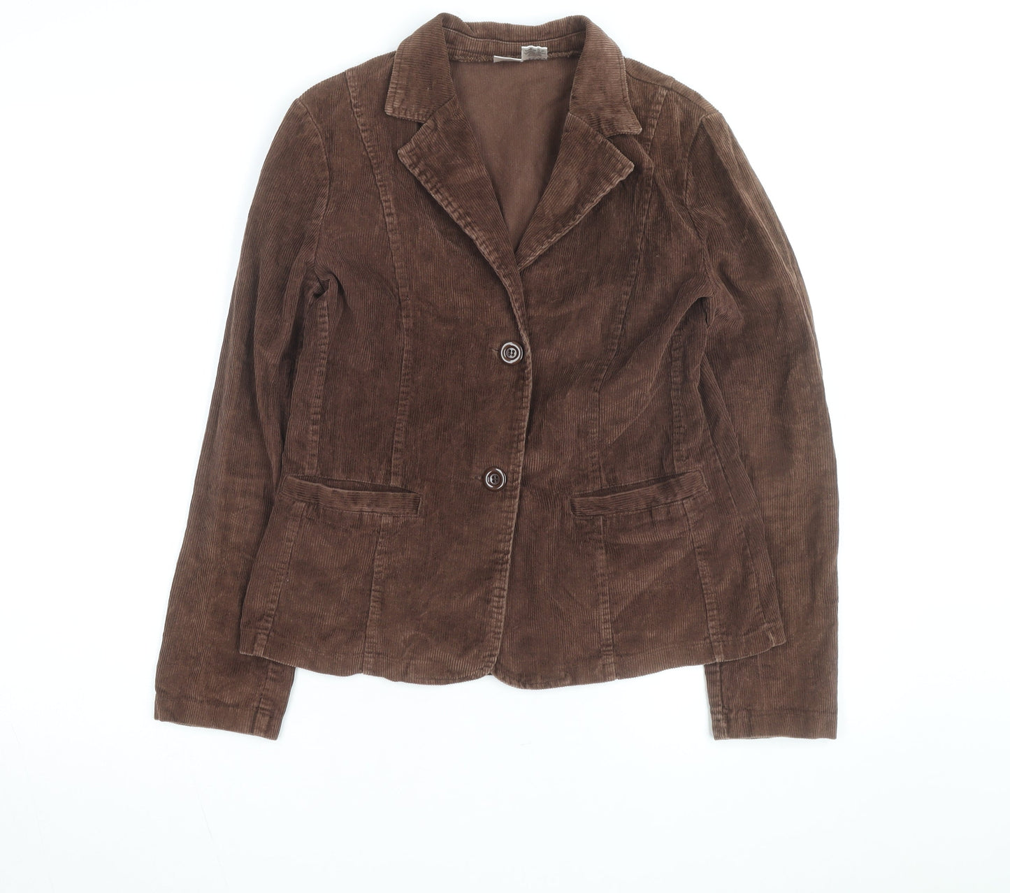 La Redoute Women’s Brown Corduroy Blazer Jacket Size 10
