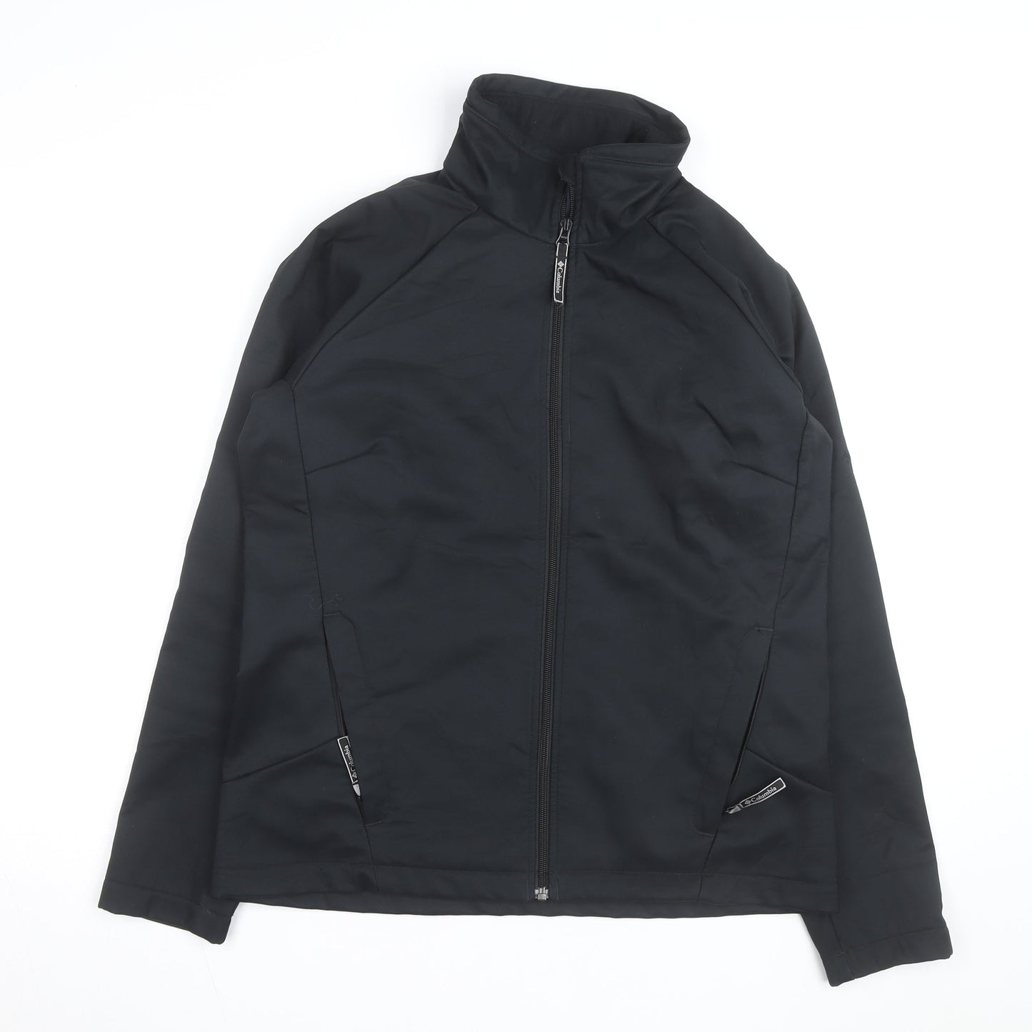 Columbia Men's Black L Soft Shell Activewear Jacket Windproof