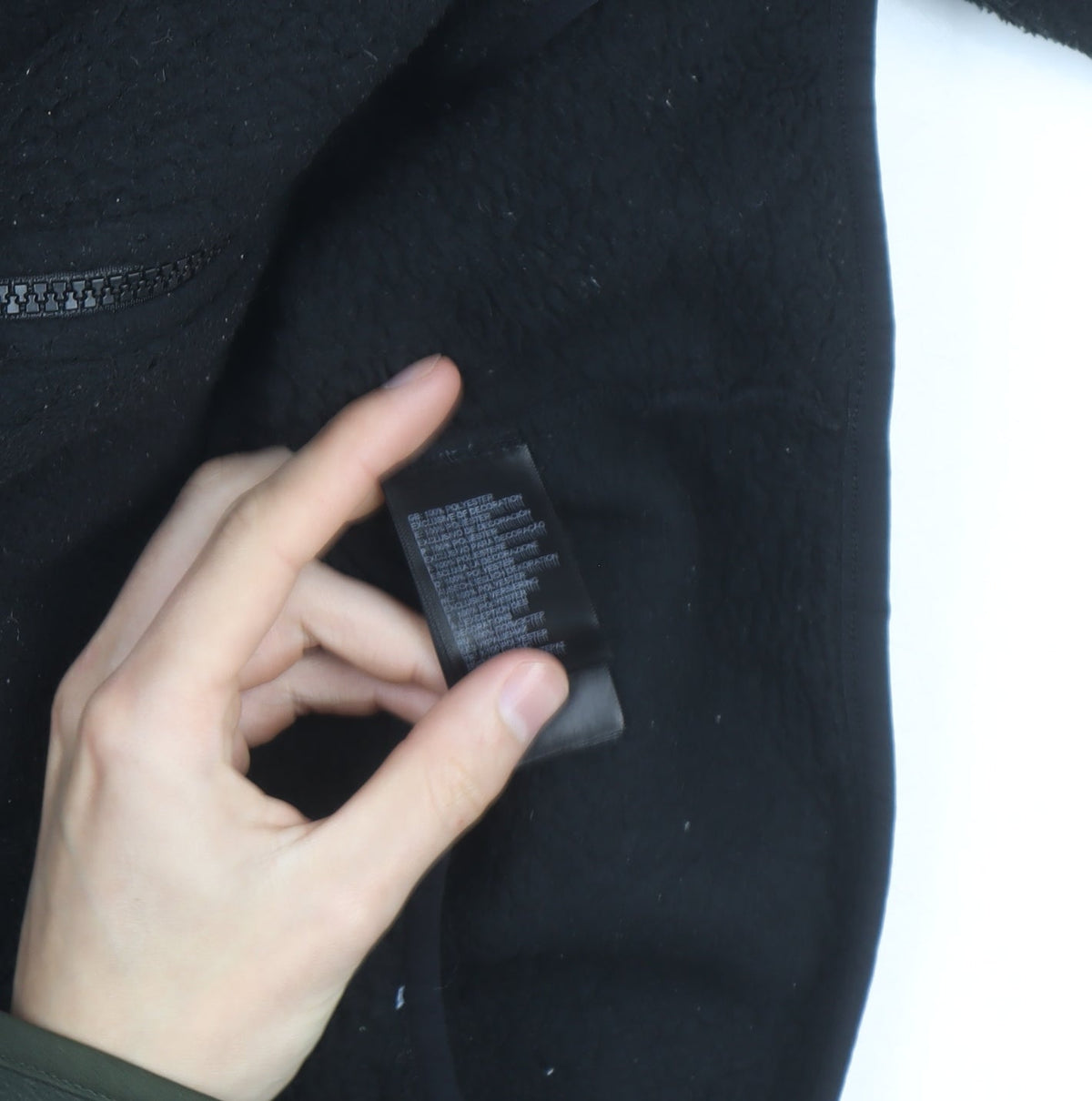The North Face Womens Black XS Fleece Full Zip Jacket