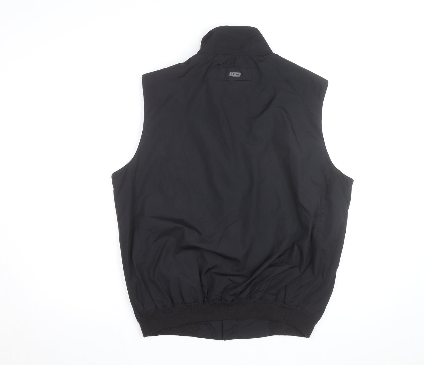 IZOD Men's Black Medium Full Zip Softshell Bodywarmer Waistcoat