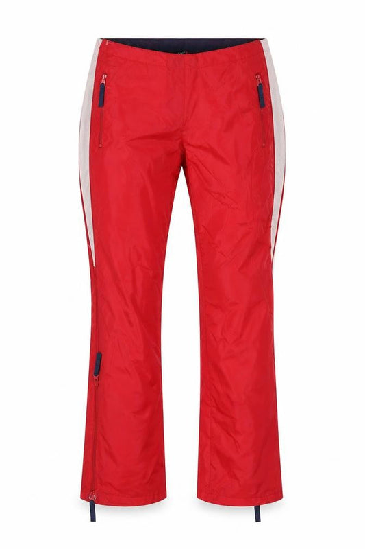 Tommy Jeans Women's Red Track Pants S Water Resistant Activewear Trousers