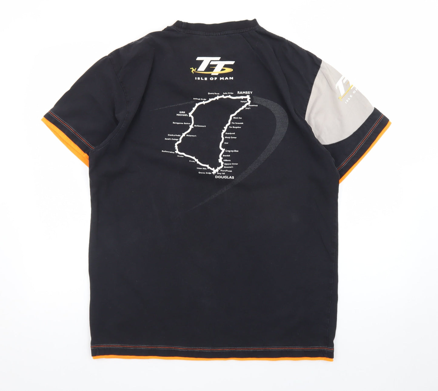 TT Isle of Man 2020 Men's Black L Graphic Motorcycle T-Shirt