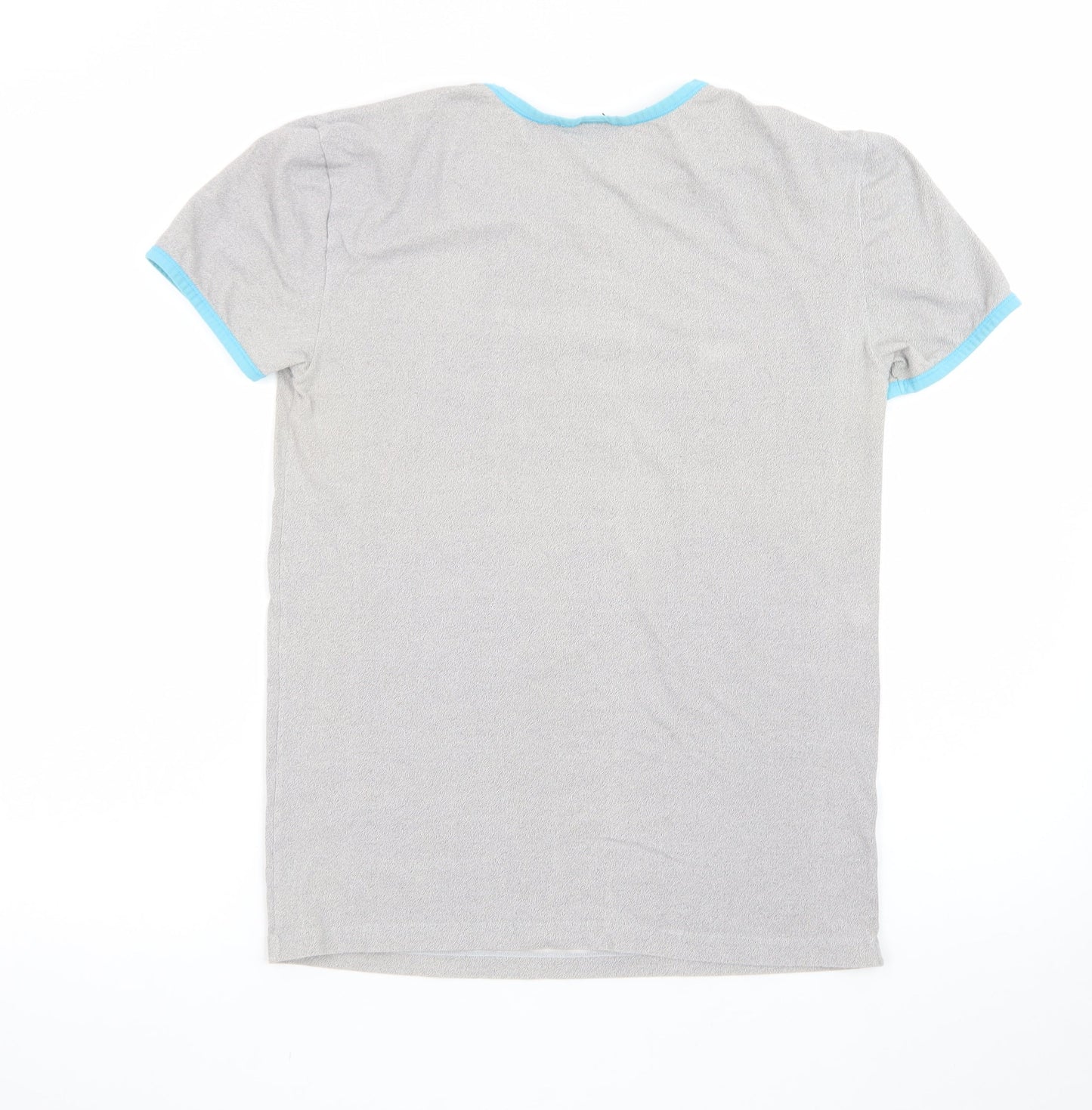 Puma Men's Grey Short Sleeve Crew Neck Logo T-Shirt Size M