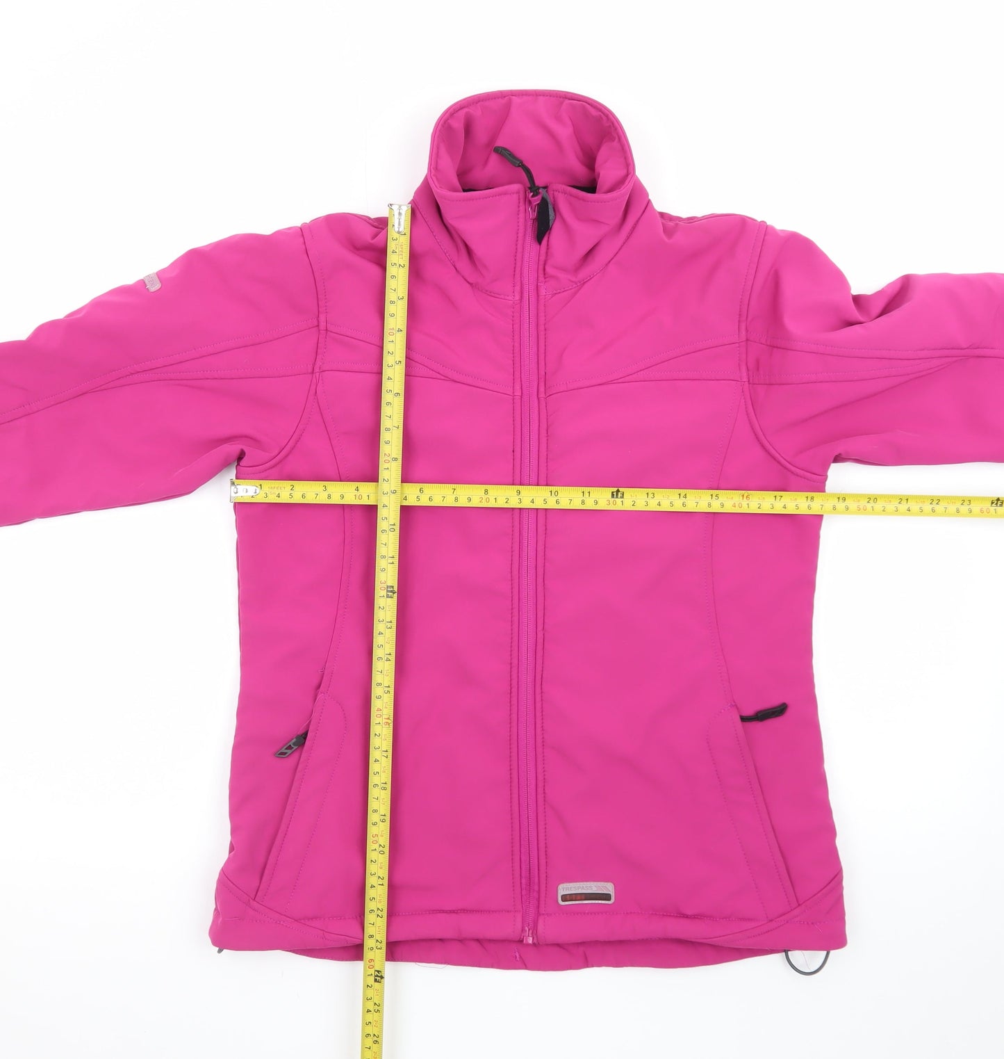Trespass Women’s Pink Softshell Waterproof Windproof Jacket Size M