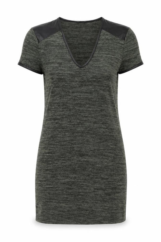 Miss Selfridge Women’s Green Bodycon Dress Size 8 Short Sleeve V-Neck