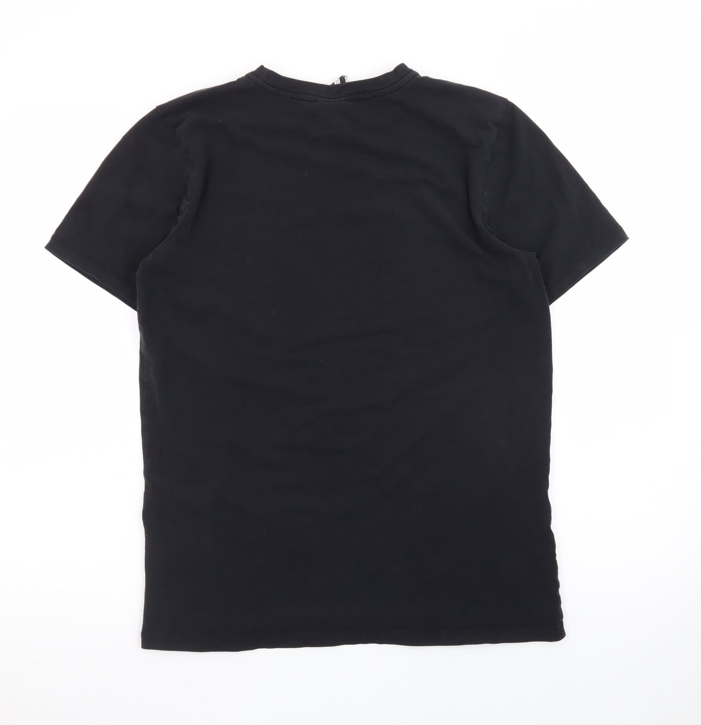 Everlast Men's Black Crew Neck Short Sleeve Cotton T-Shirt Size M