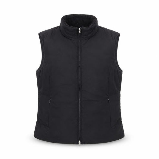 Marks & Spencer Women Black Puffer Waistcoat M Regular Fit