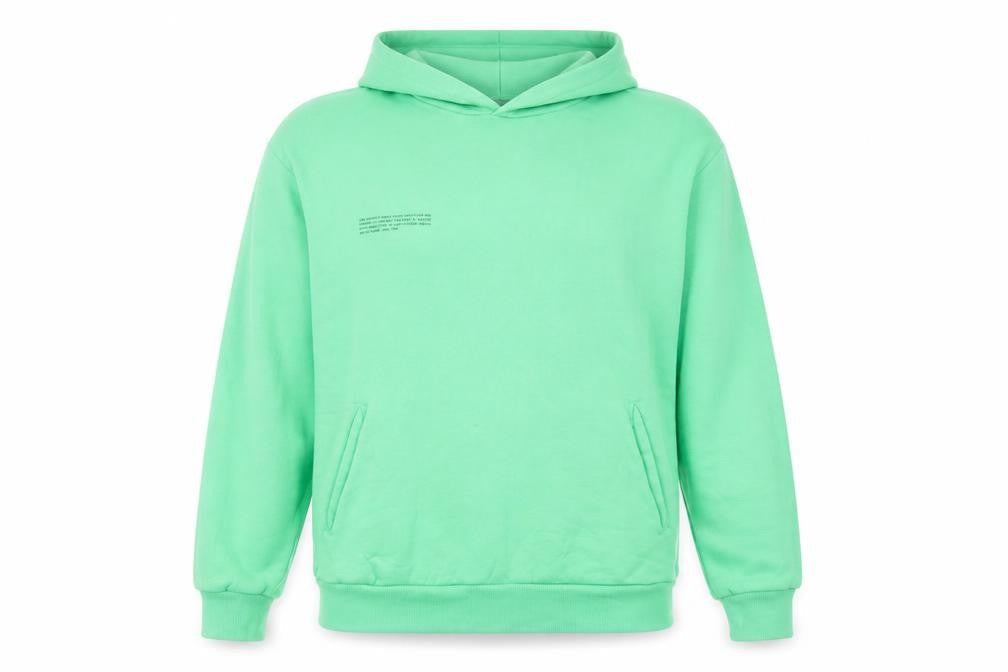 Pangaia Men’s Green XS Pullover Hoodie Organic Cotton Fleece